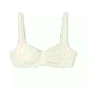 Zulu & Zephyr Swim Bra Cup Top NWT Size 4 Coconut Cream Color Swimming Top